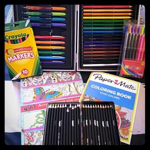 Crayola , Paper Mate coloring supplies